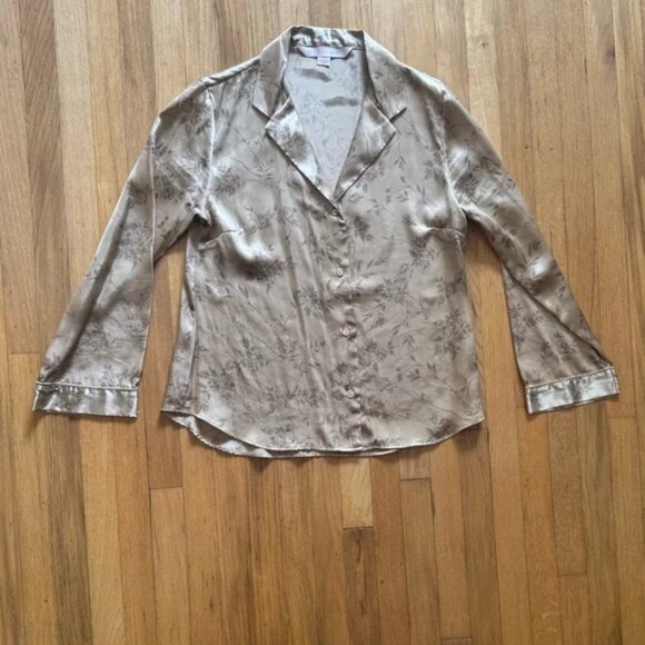 Victorias Secret Pajama Set Small Gold - Picture 3 of 6